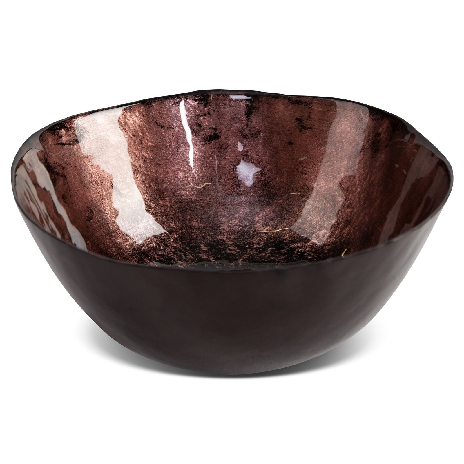 Dekorační miska PATI 02 hnědá / černá