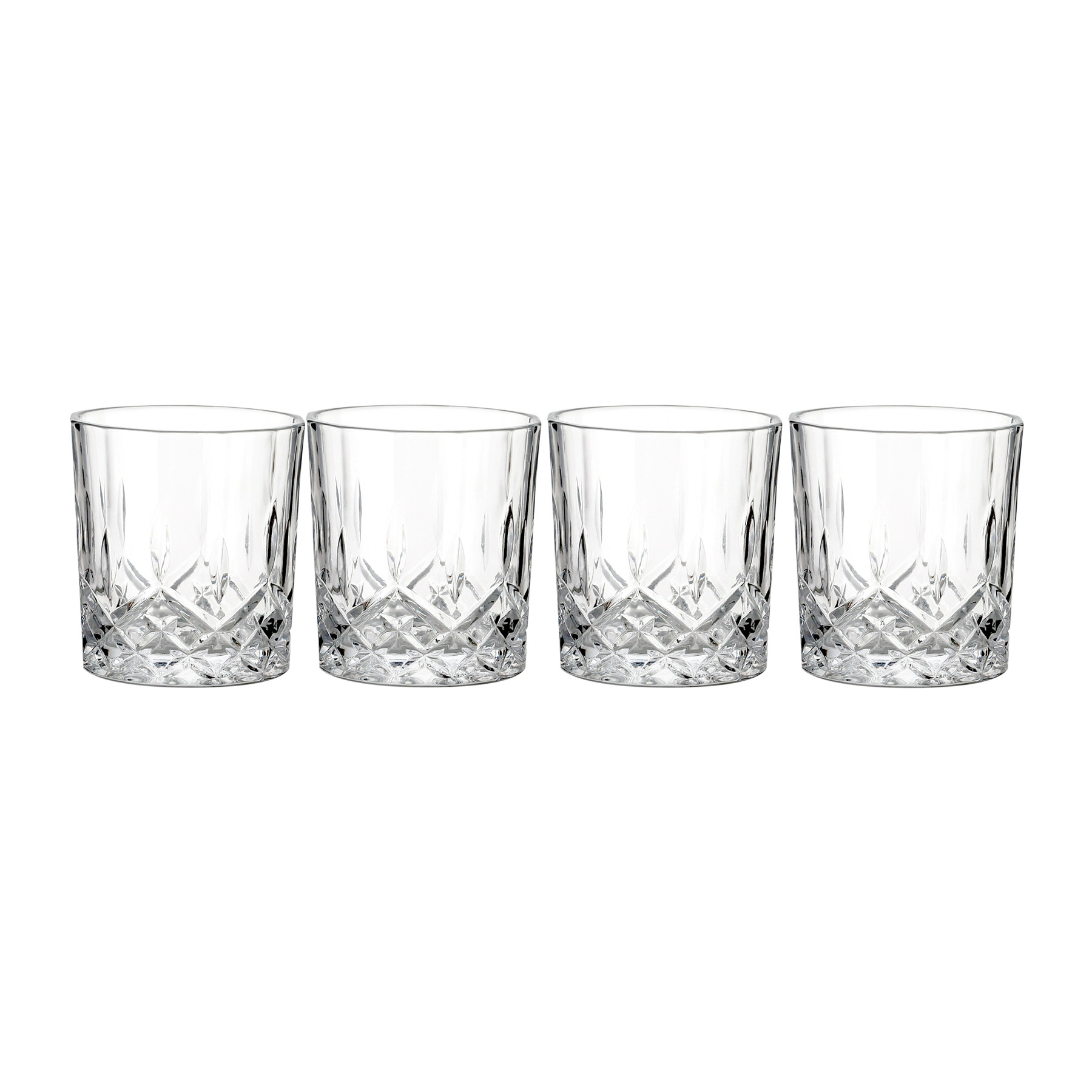 Sada čtyř sklenic JAQIN průsvitná ALL 983027 200 ml