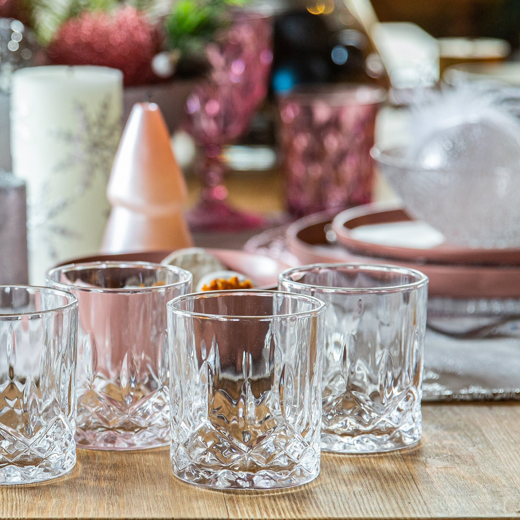 Sada čtyř sklenic JAQIN průsvitná ALL 983027 200 ml