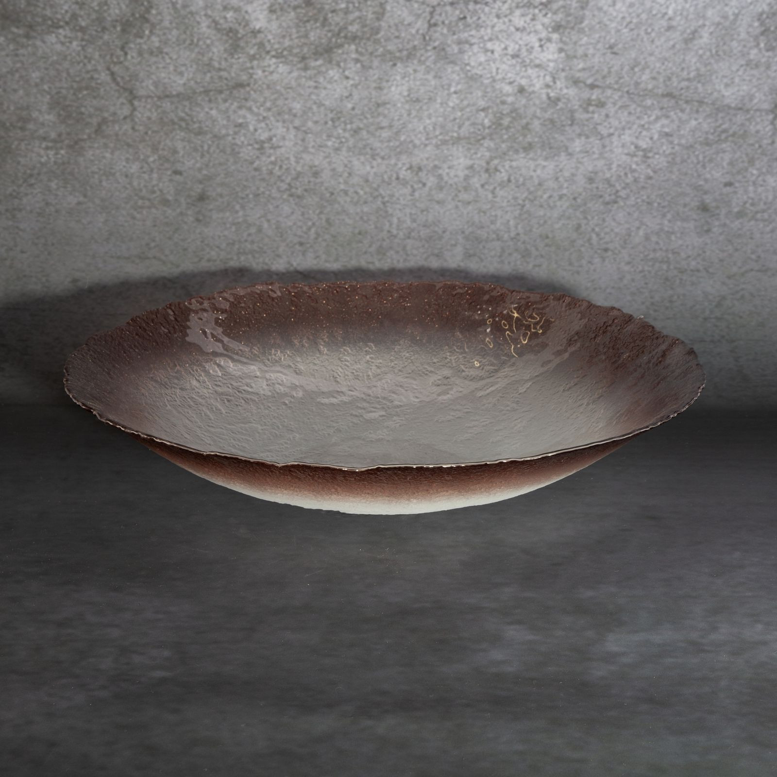 Dekorační miska SEVILLE 2 krémová / hnědá