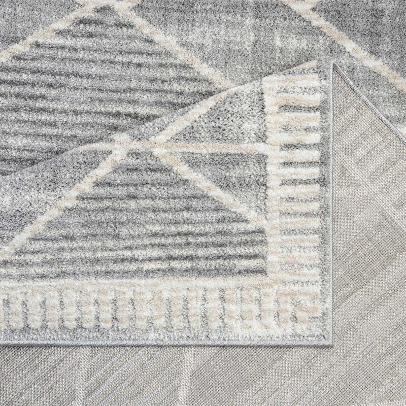 Koberec Flair 178 kruh šedý