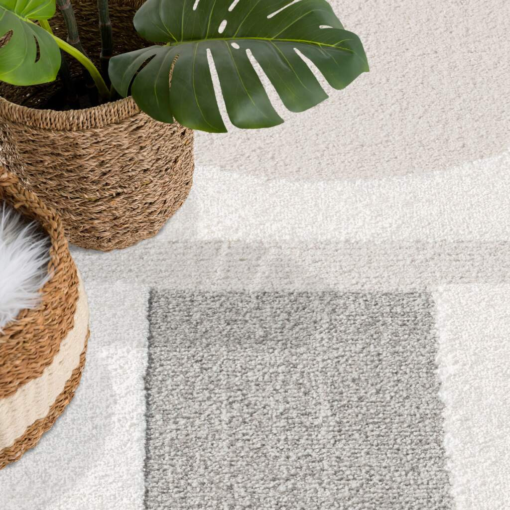 Koberec Lounge 9992 šedý kruh