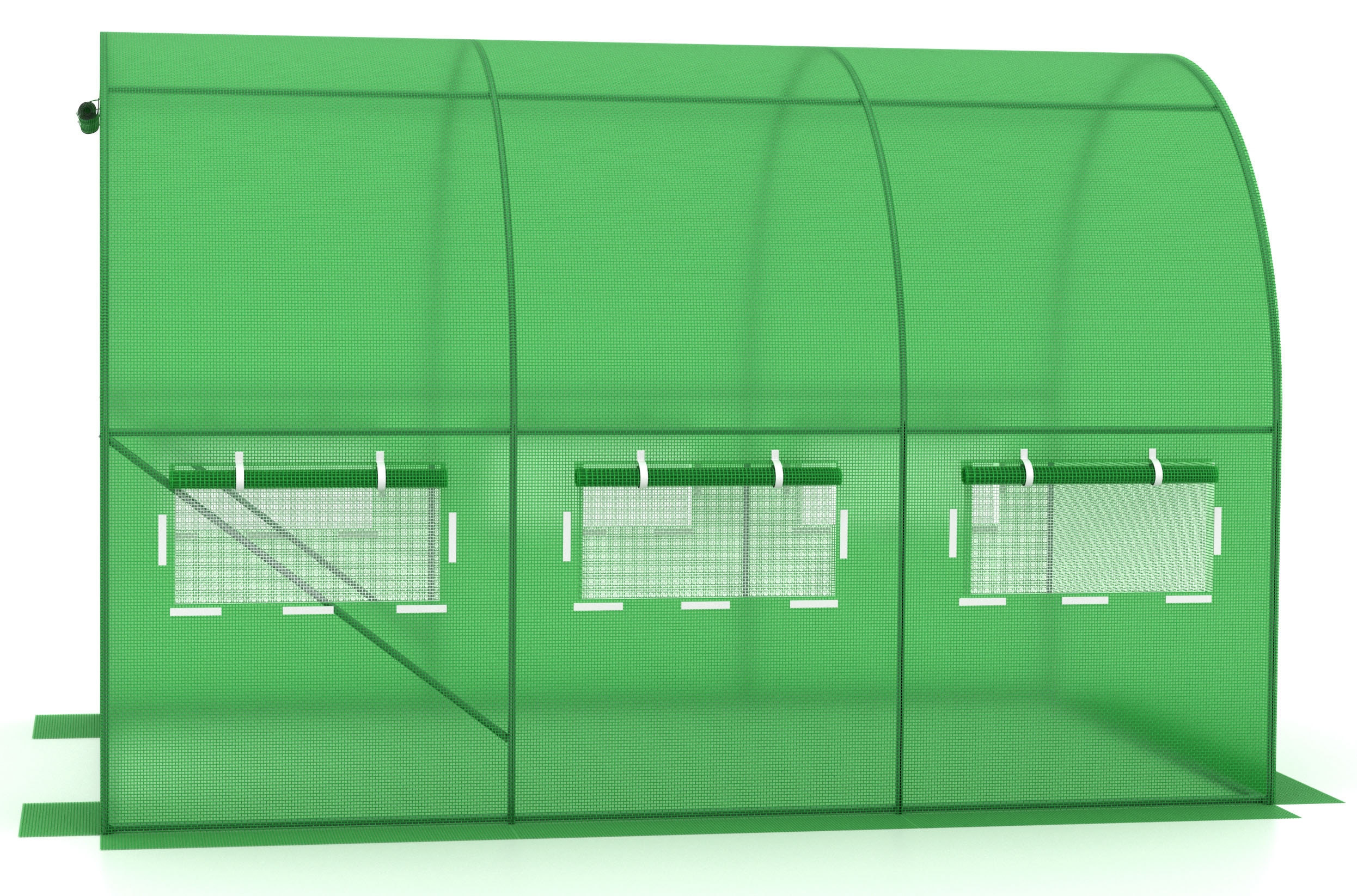 Zahradní skleník AUREA zelený 2x3,5 m