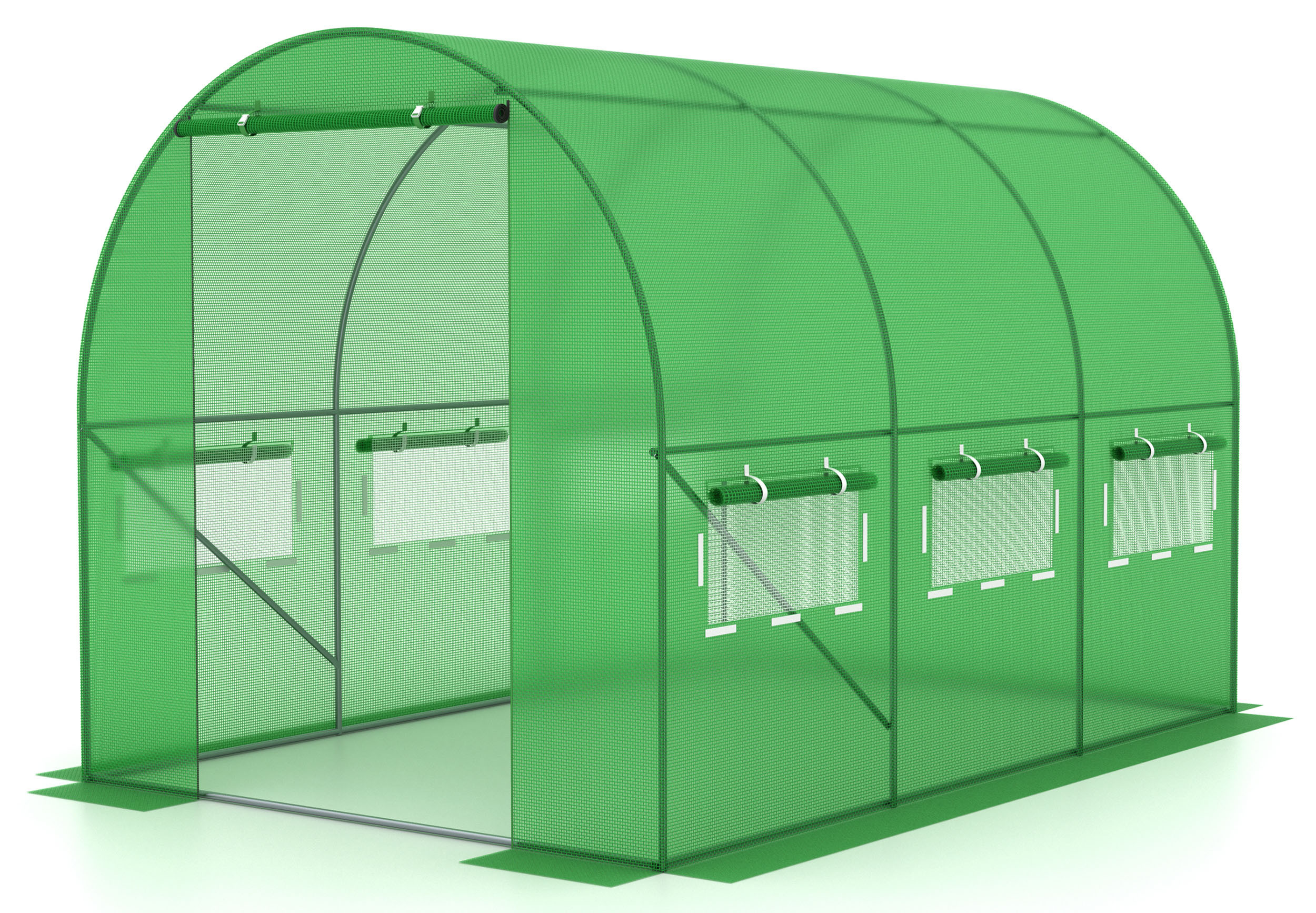 Zahradní skleník AUREA zelený 2x3,5 m