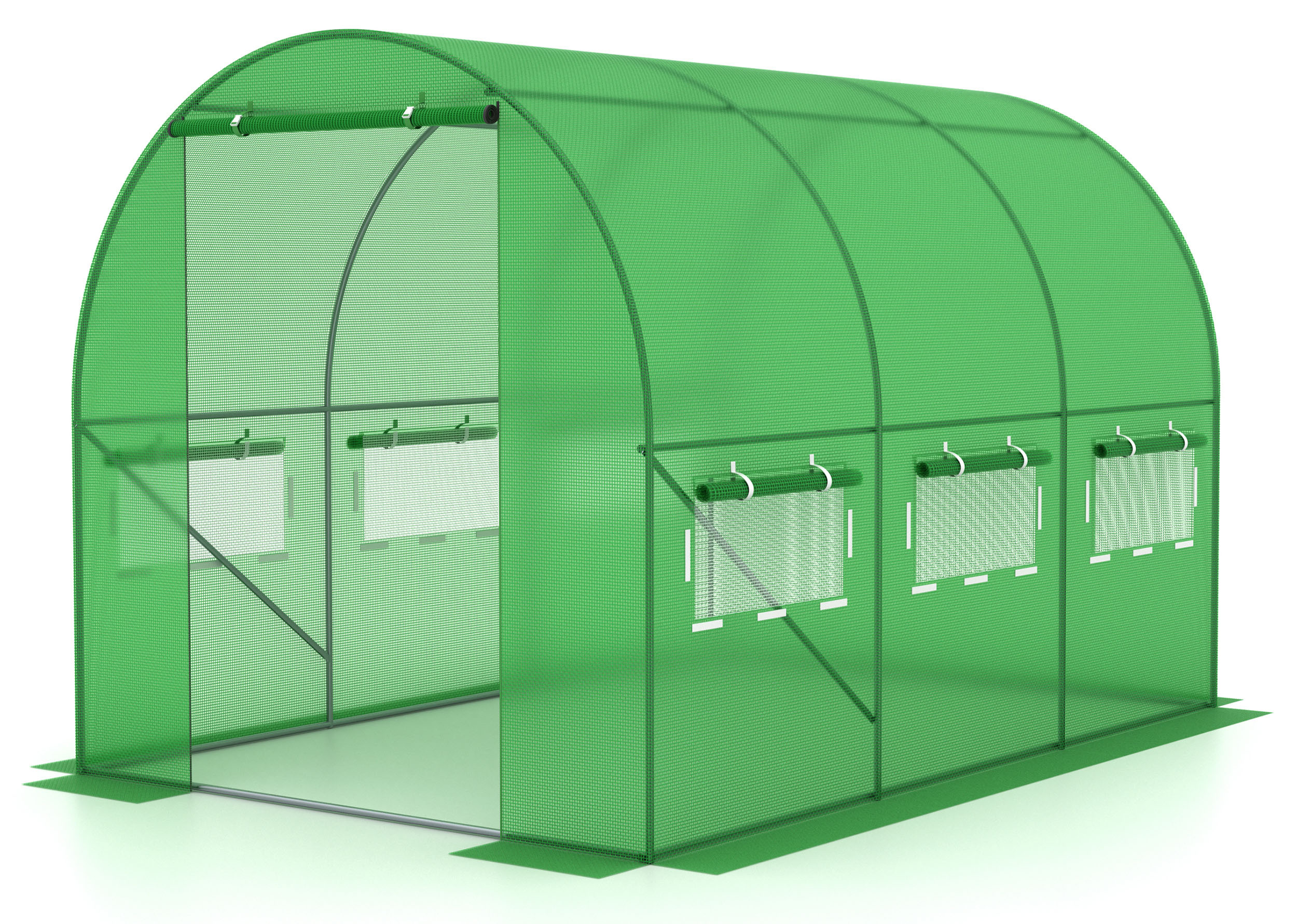 Zahradní skleník AUREA zelený 2x3 m