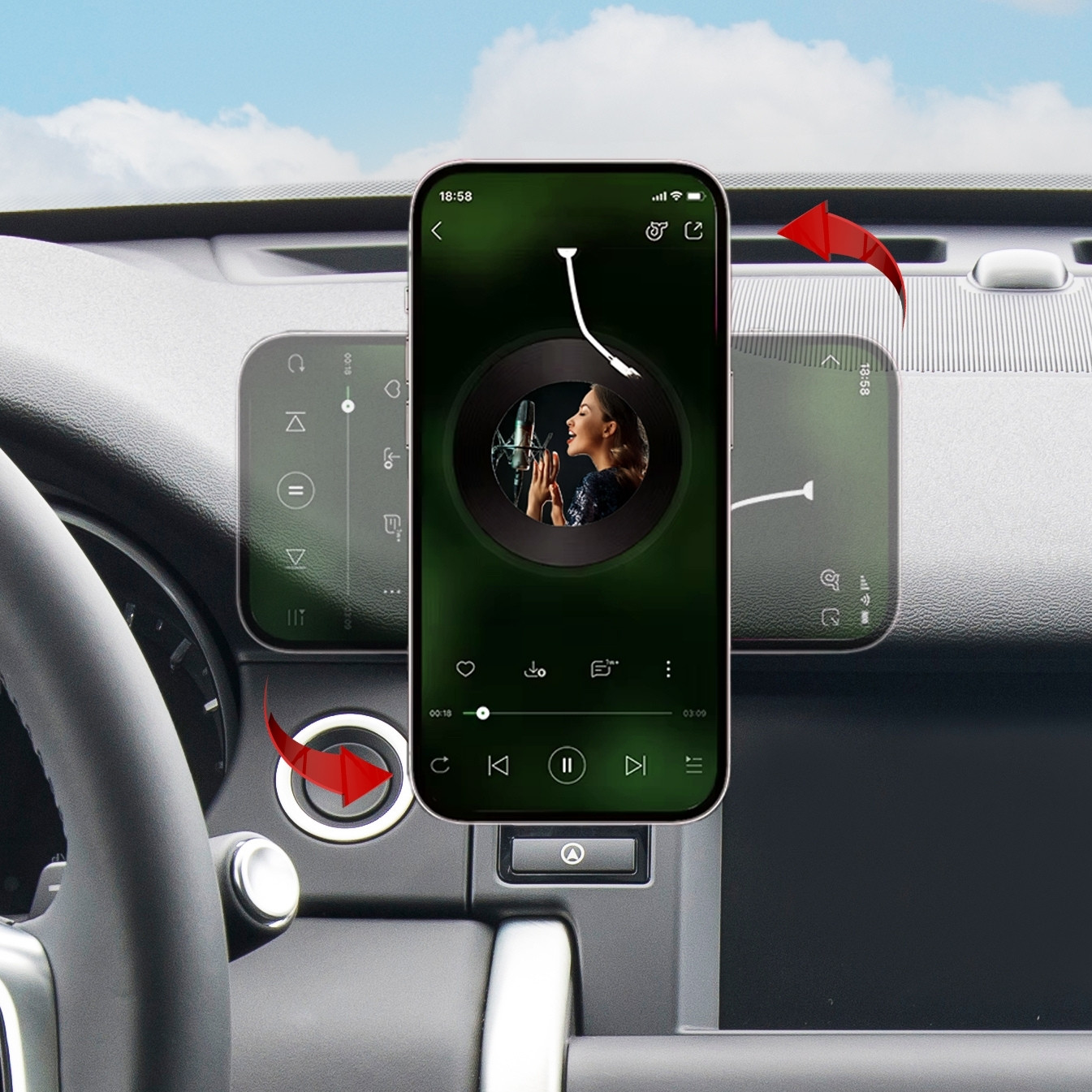 Držák na mobil MAGNETO