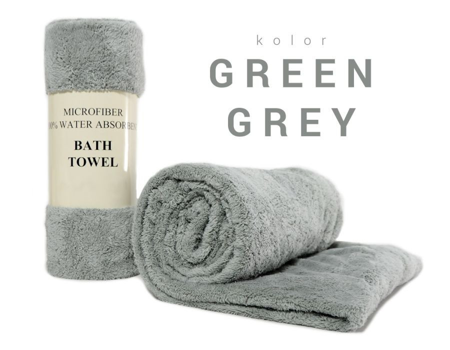 Ručník BATH TOWEL GREEN GREY