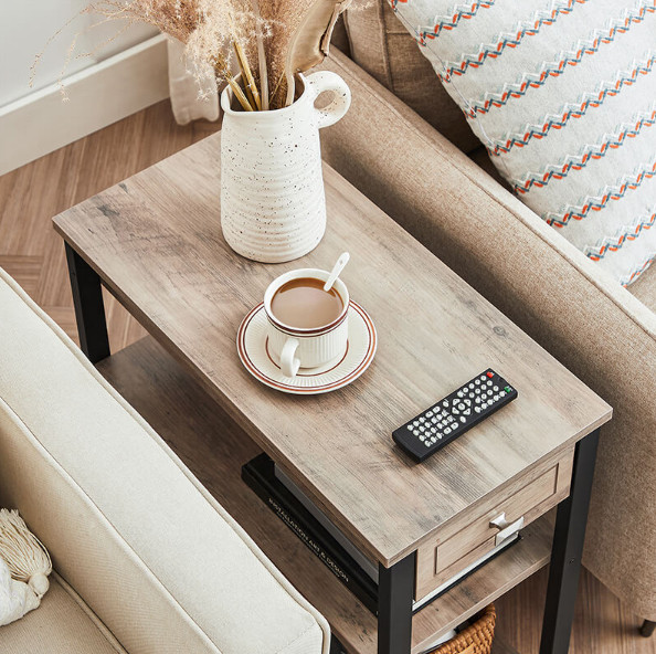 Úzký stolek se zásuvkou LET313B02