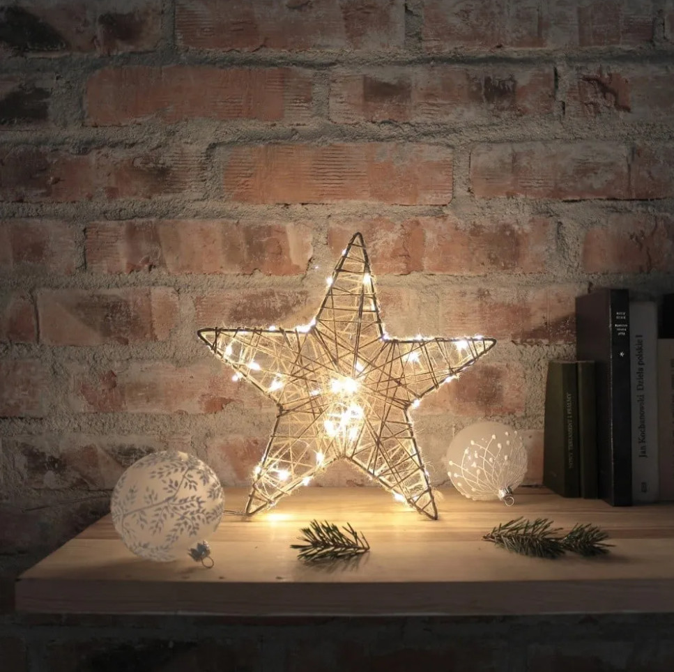 Vánoční dekorace LED Hvězda KL-50