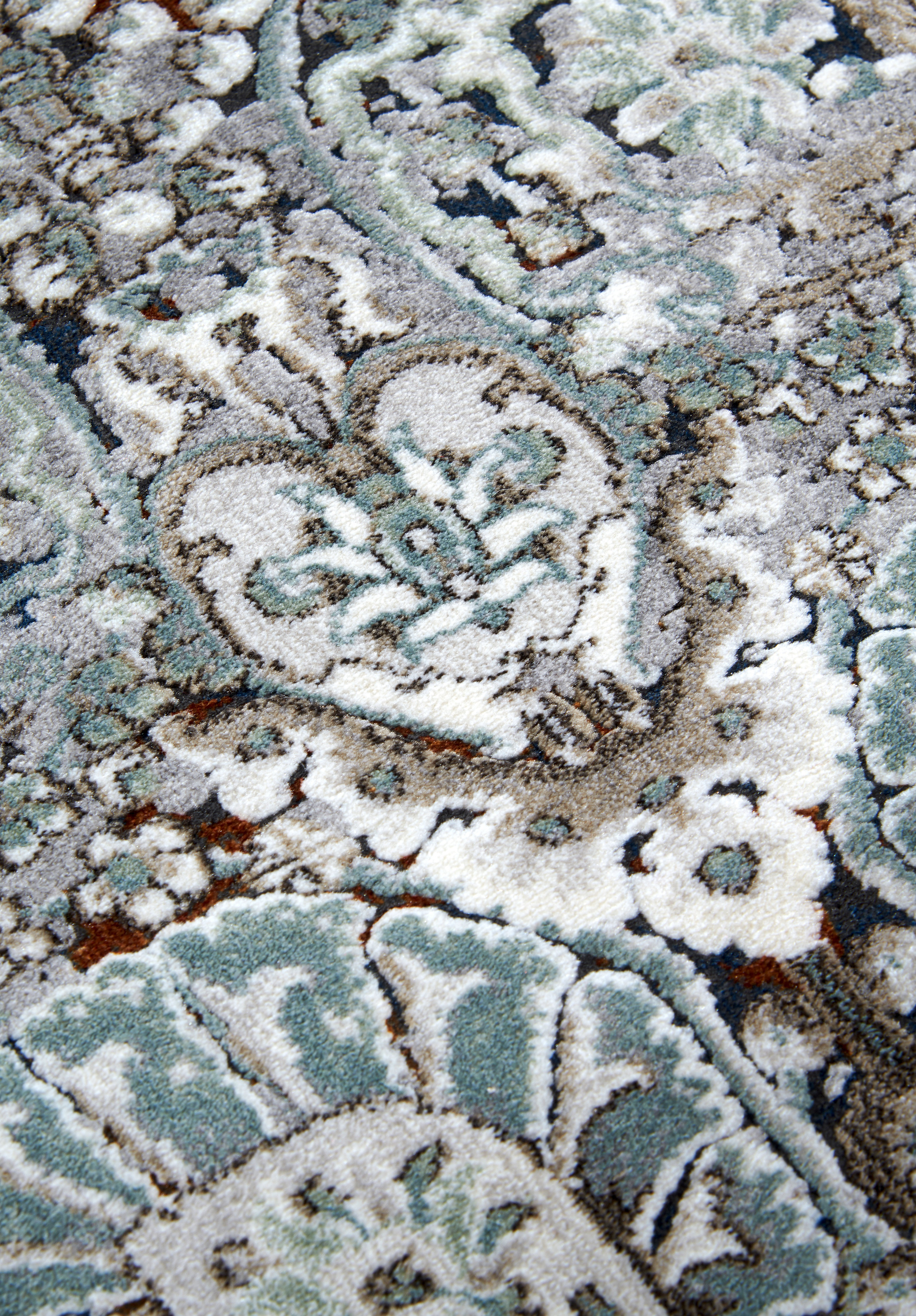 Koberec Villeroy & Boch Kollektion 1809 Helen světle šedý / vícebarevný