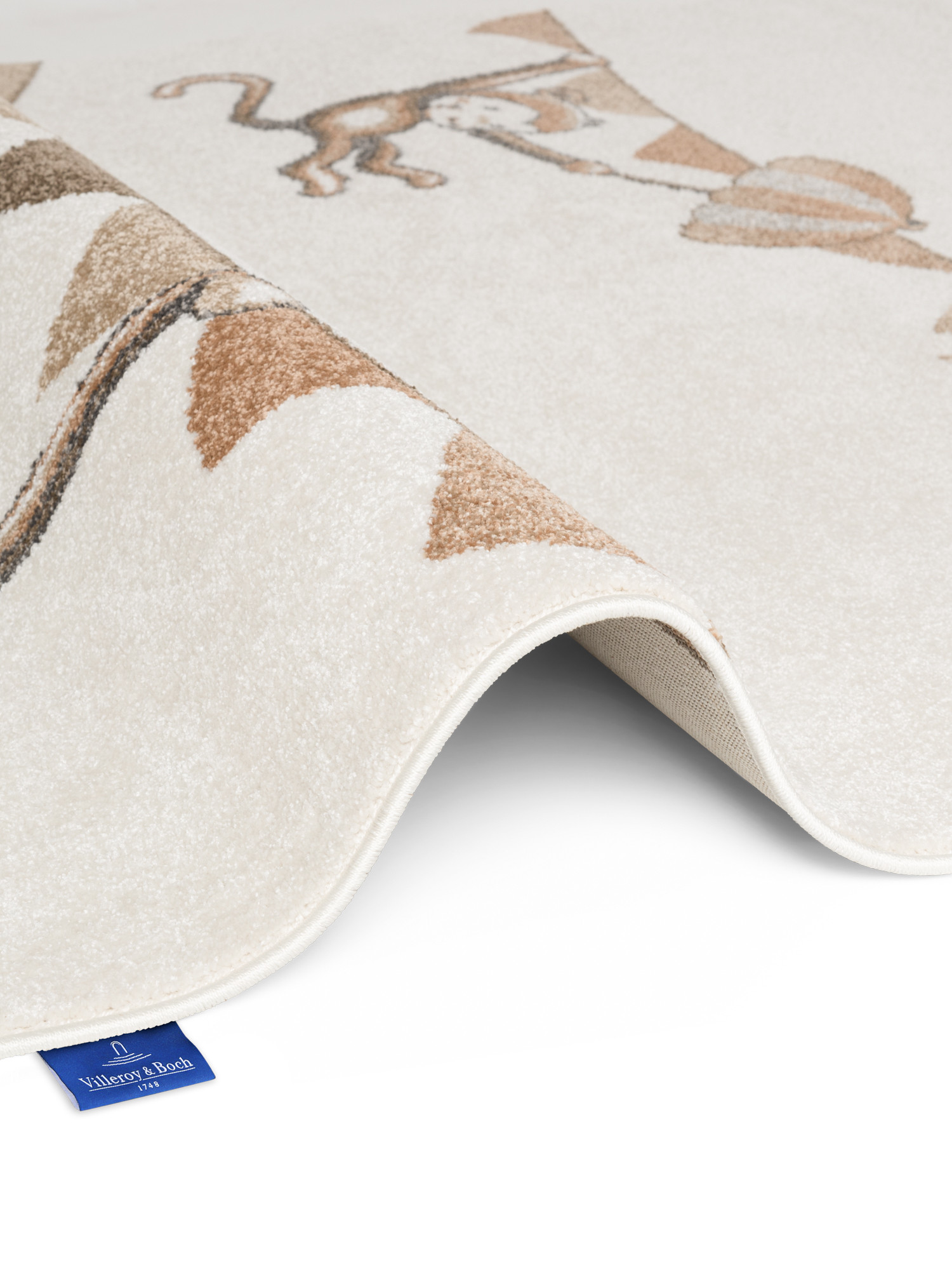 Koberec Villeroy & Boch BOHO KIDS Roar like a Lion Rainbow Party krémový