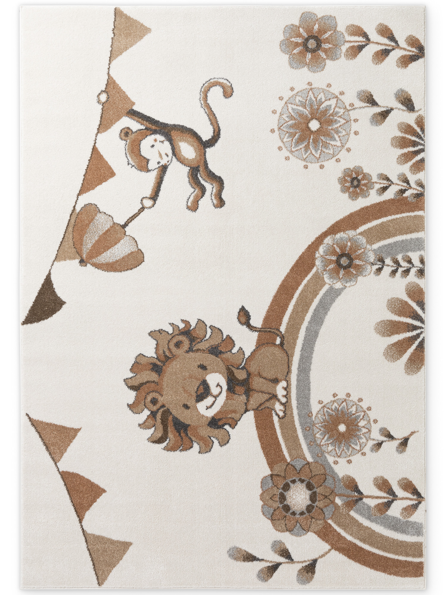 Koberec Villeroy & Boch BOHO KIDS Roar like a Lion Summer Party krémový