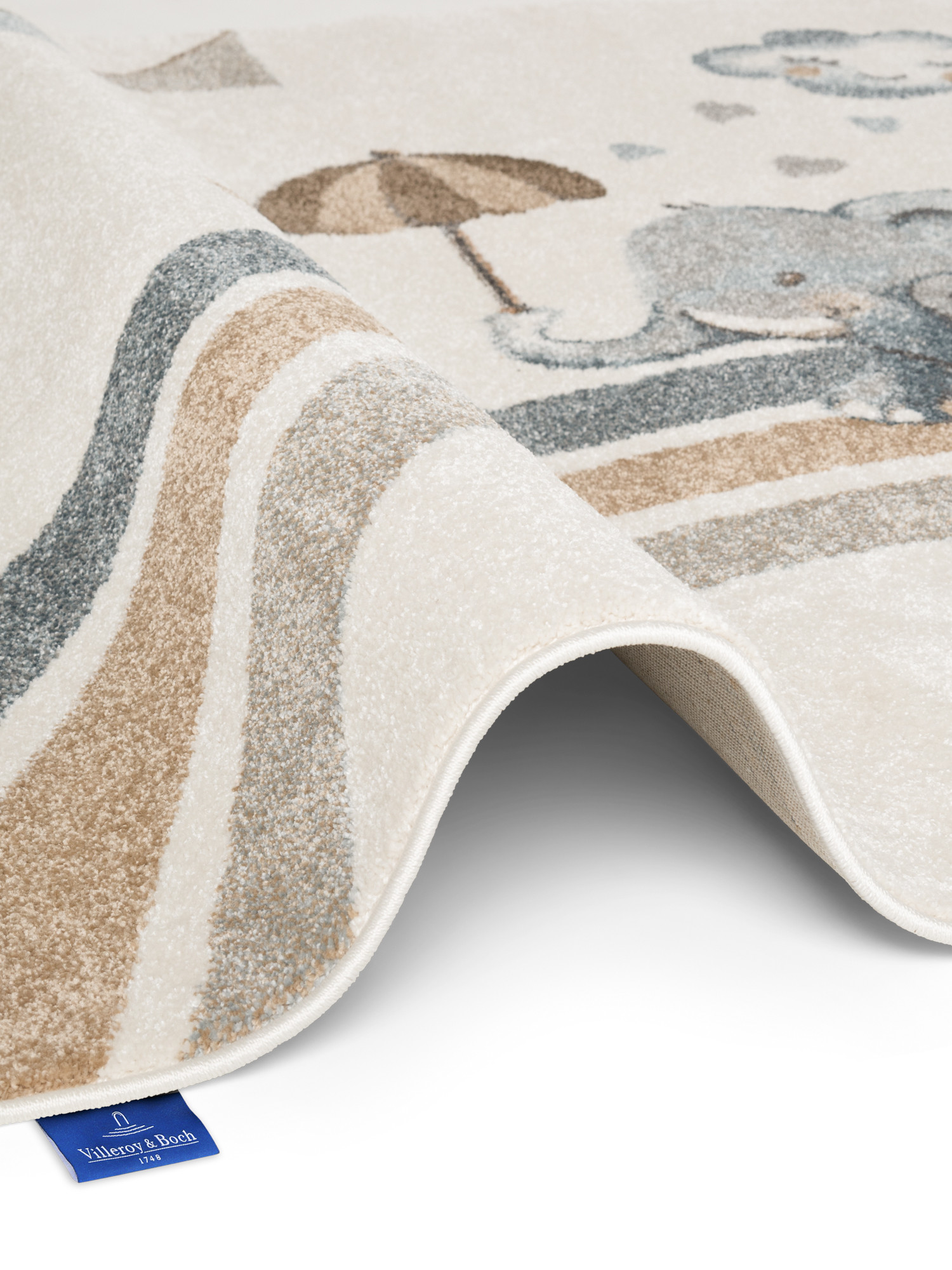 Koberec Villeroy & Boch BOHO KIDS Walk like an Elephant Rainy Party krémový
