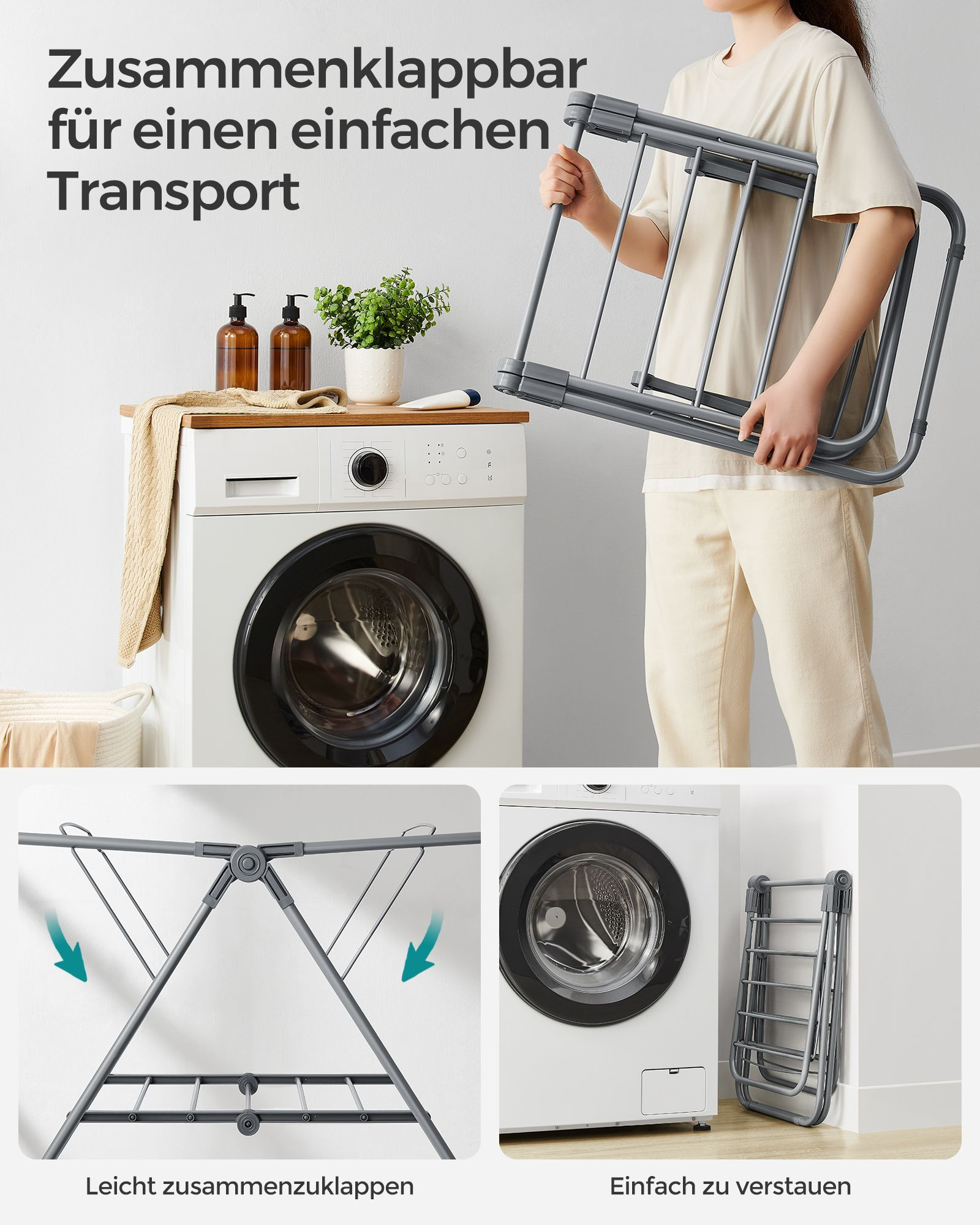 Stojací sušák na prádlo LLR504G01