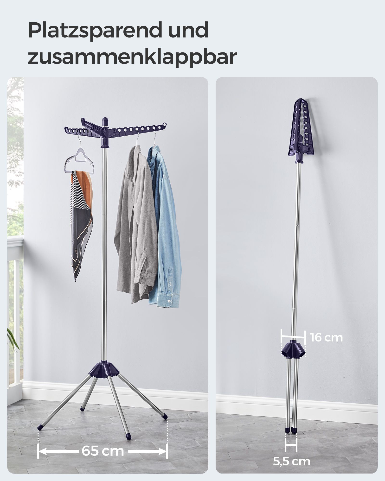 Stojací sušák na prádlo LLR510Q01