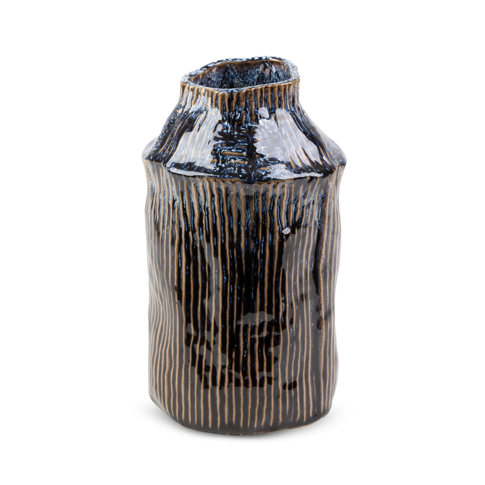 Váza ALDA 03 granátová / béžová