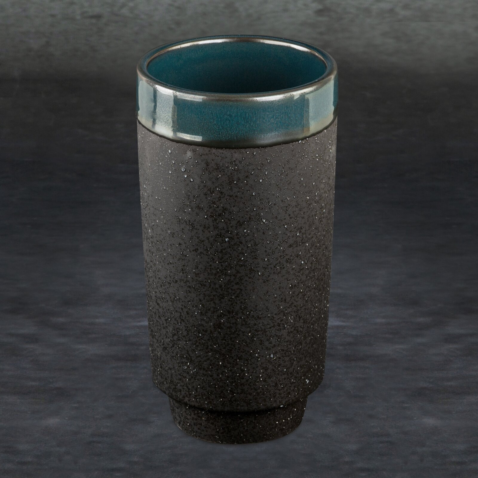 Váza HANI 01 zelená / černá