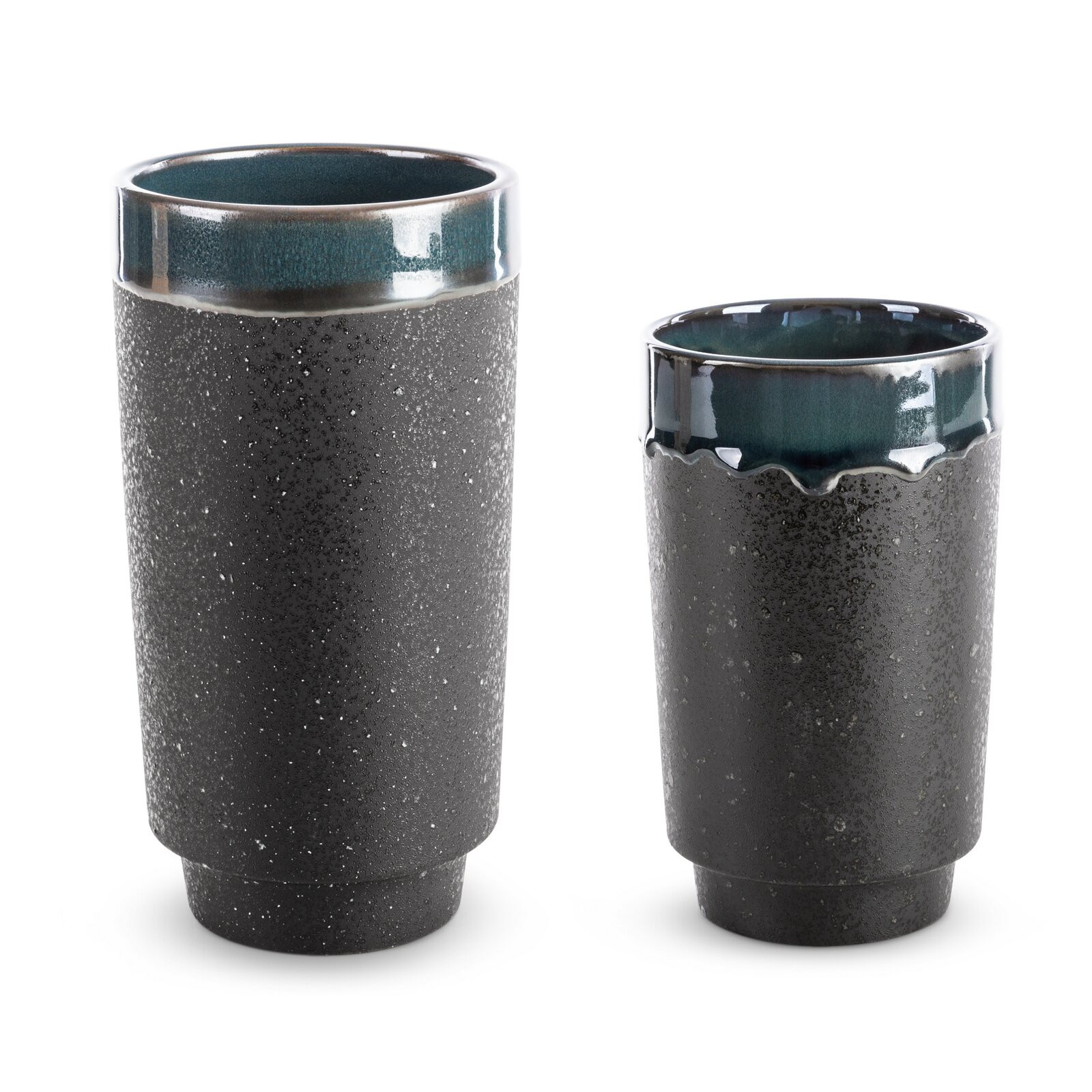 Váza HANI 02 zelená / černá