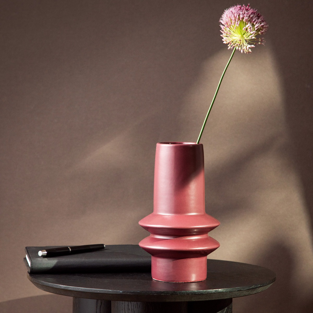 Váza SONLUNE bordó 751455