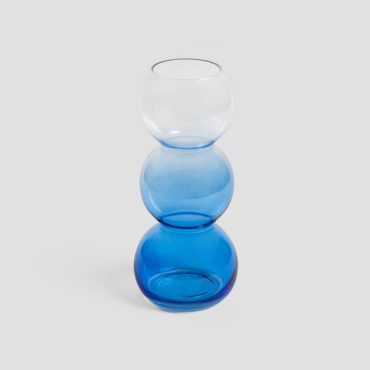 Váza VAZIA průsvitná / modrá 726804