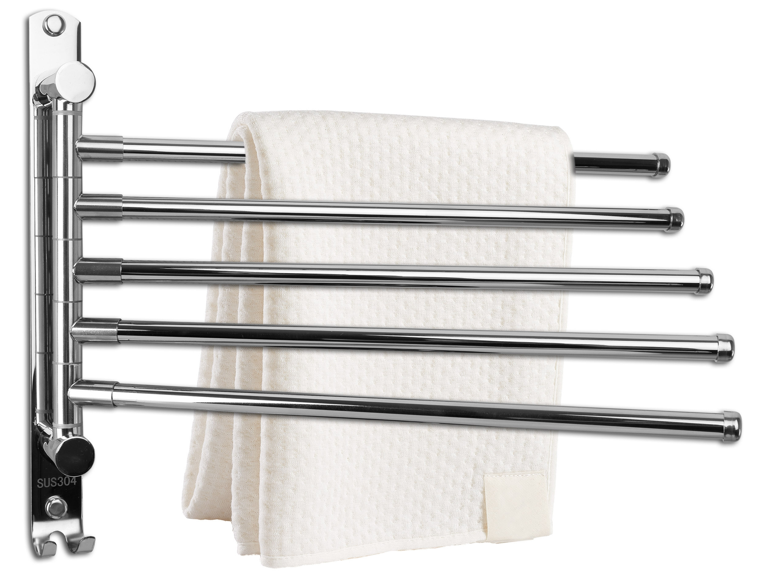 Věšák na ručníky ONTI chromový