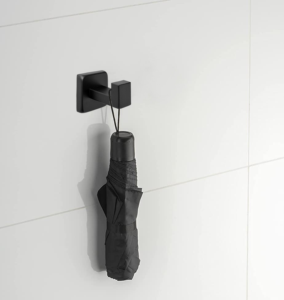 Koupelnový věšák SALUS černý