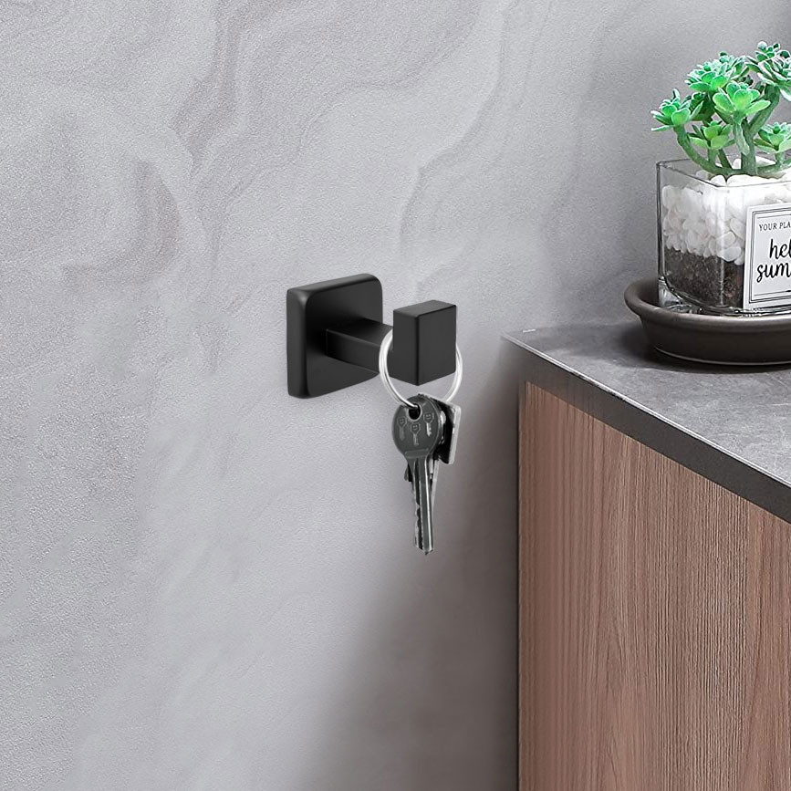 Koupelnový věšák SALUS černý