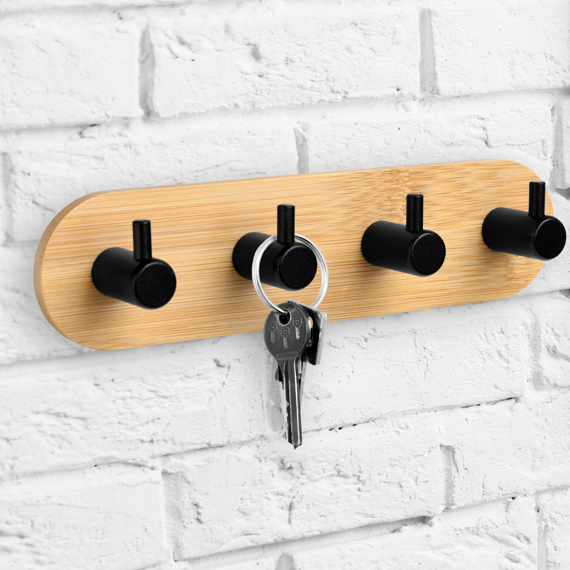 Koupelnový věšák KENDAR 4 háčky