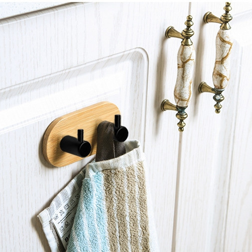 Koupelnový věšák KENDAR 2 háčky