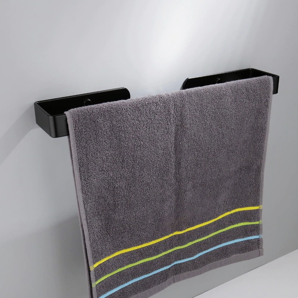 Nástěnný věšák na ručníky KASOS černý