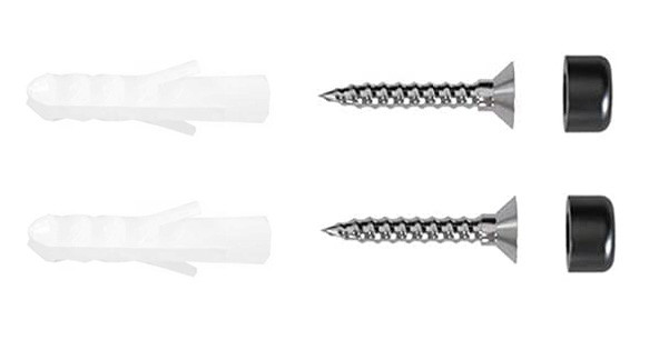 Nástěnný věšák na ručníky KASOS černý