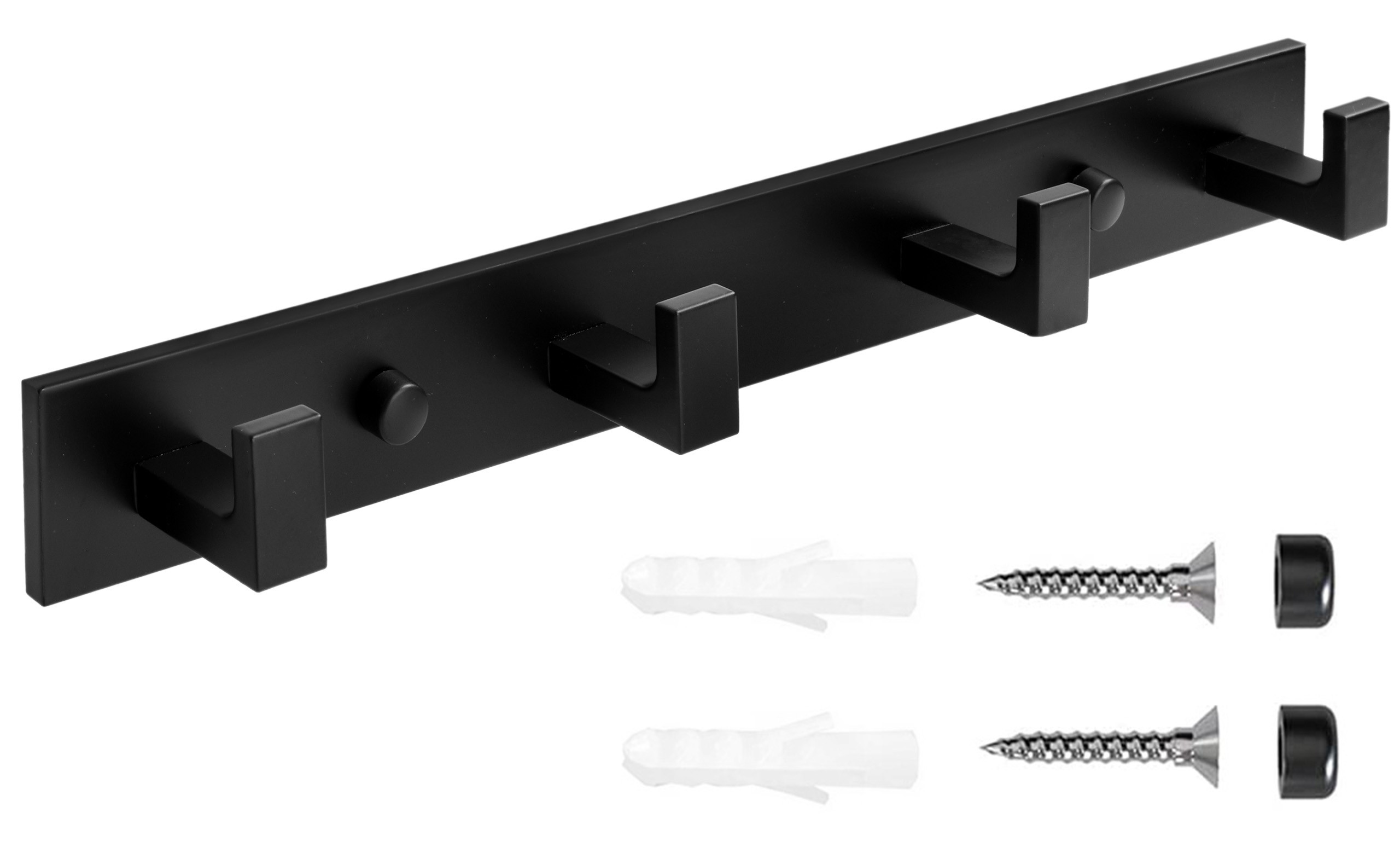 Koupelnový věšák TESSERA černý