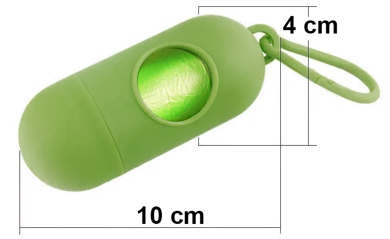 Pouzdro na sáčky pro psy GIZMO s rolkami (20 ks)