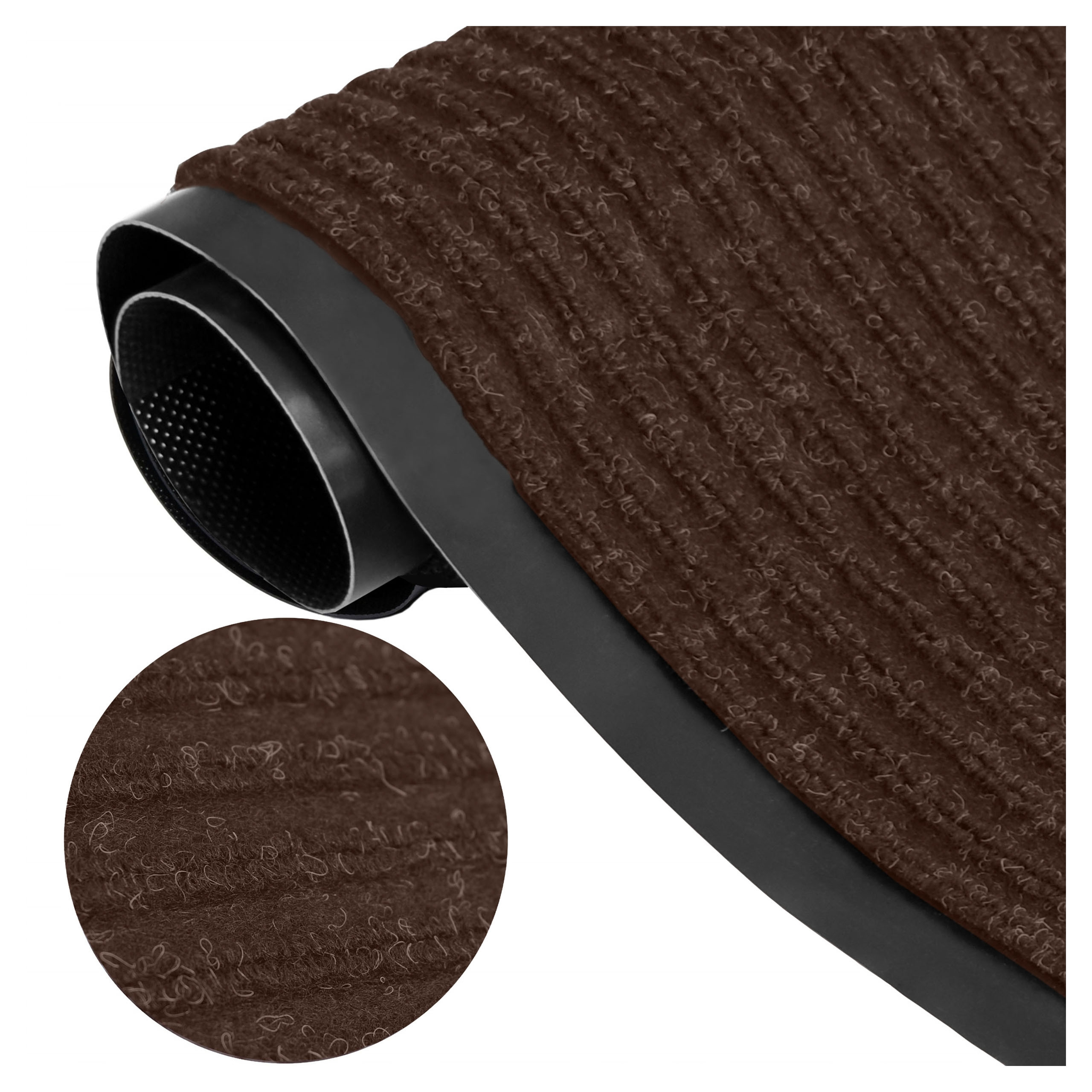 Sada rohožek SEILA hnědá 40x60 cm (2 ks)