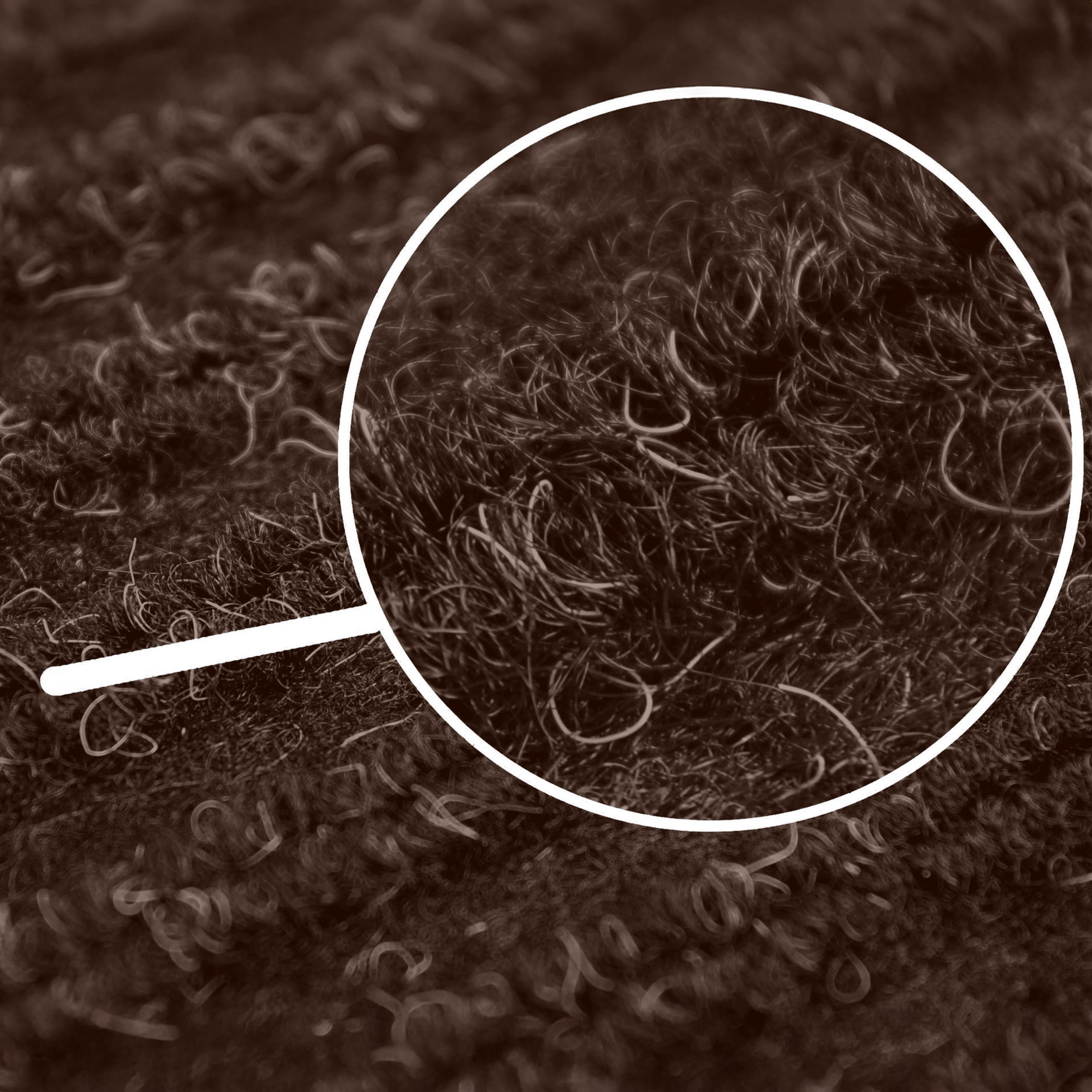 Sada rohožek SEILA hnědá 40x60 cm (2 ks)