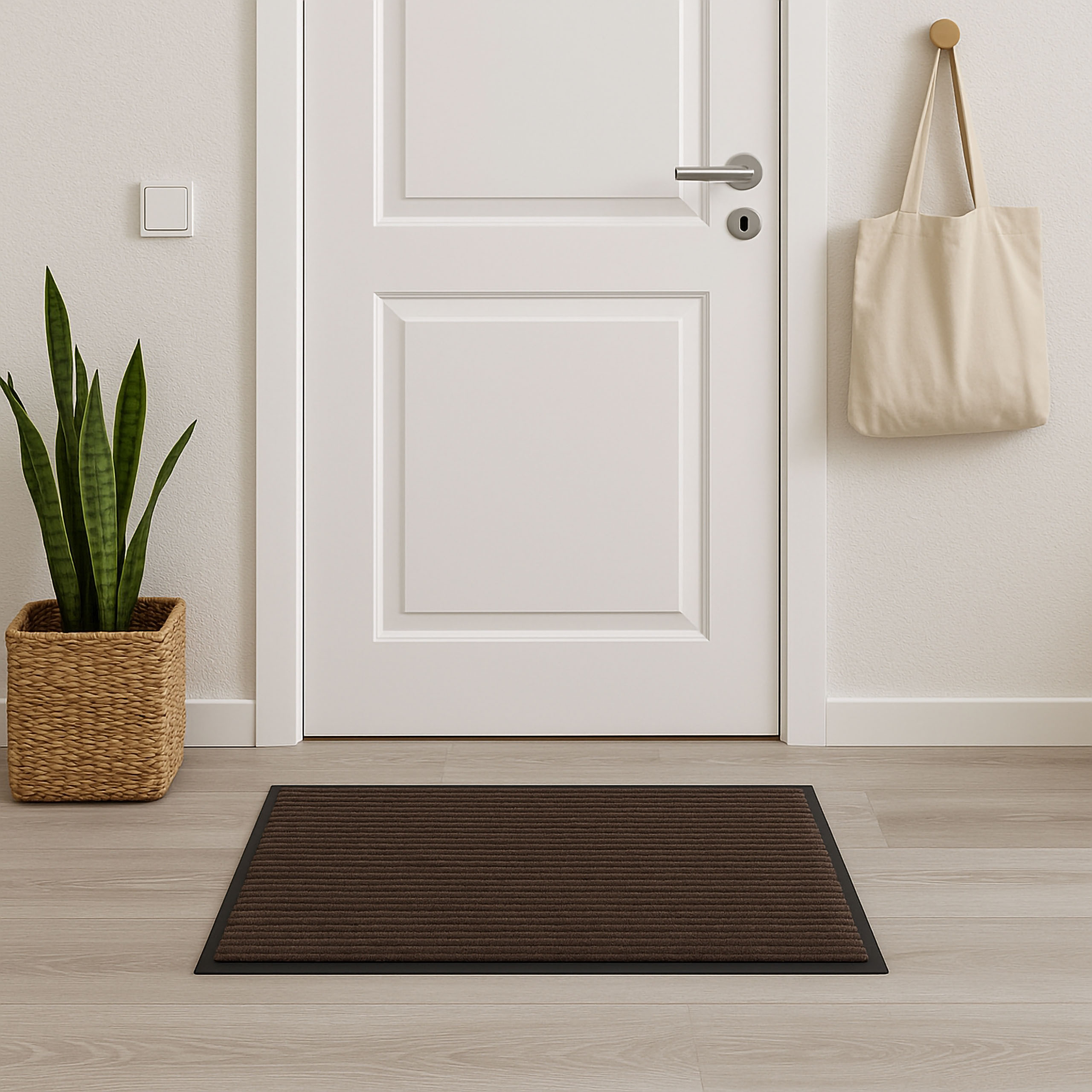 Sada rohožek SEILA hnědá 40x60 cm (2 ks)