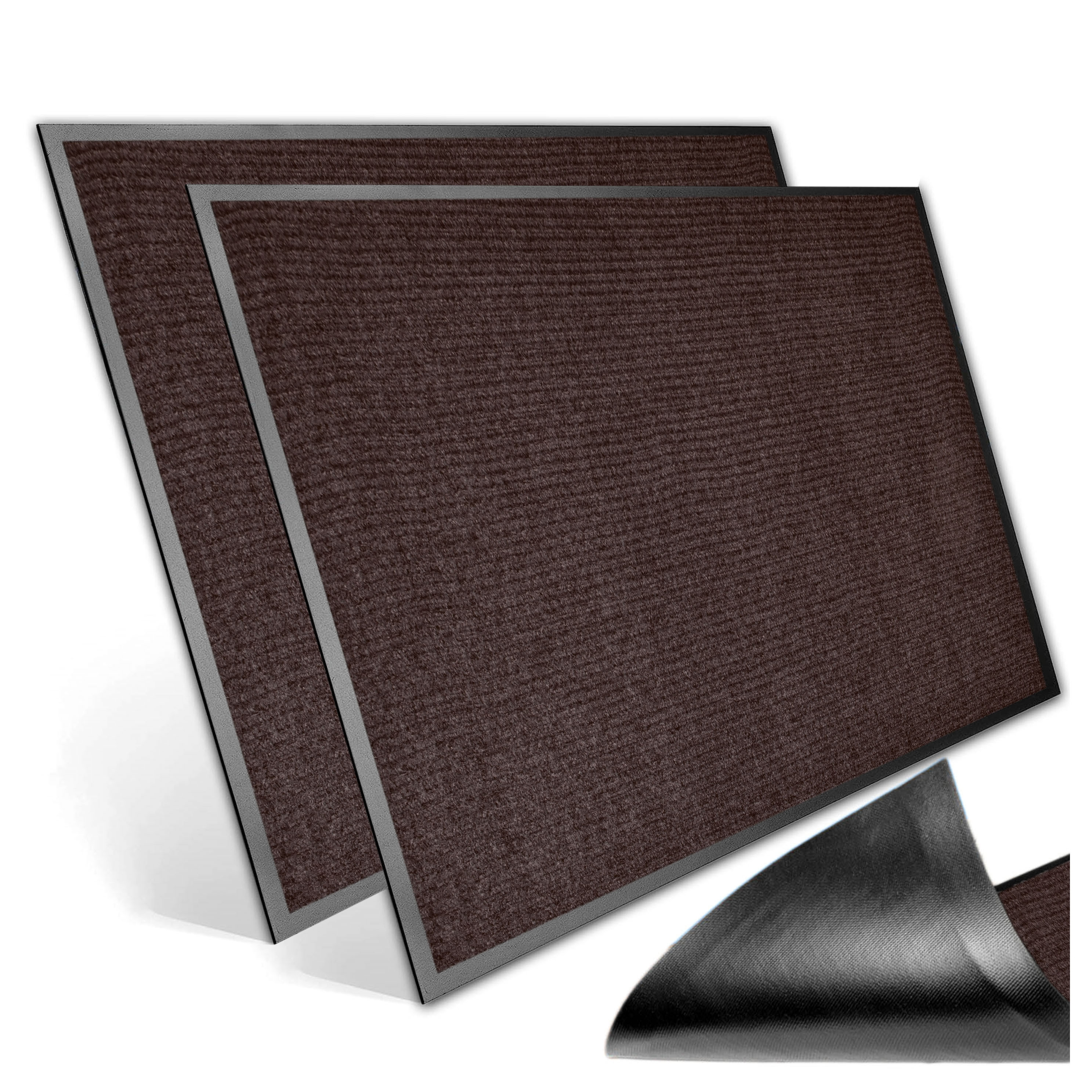 Sada rohožek SEILA hnědá 40x60 cm (2 ks)