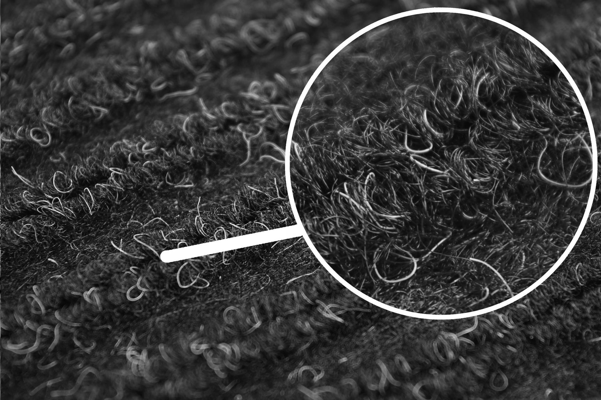 Sada rohožek SEILA černá 40x60 cm (2 ks)