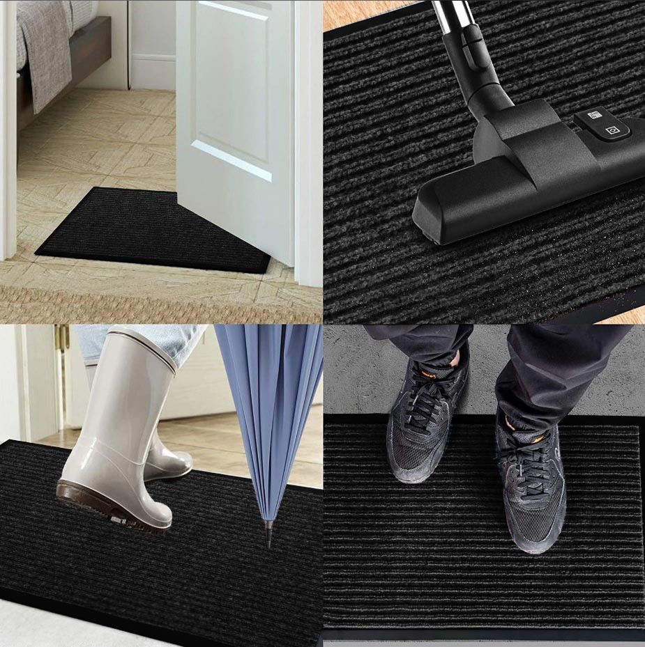 Sada rohožek SEILA černá 40x60 cm (2 ks)