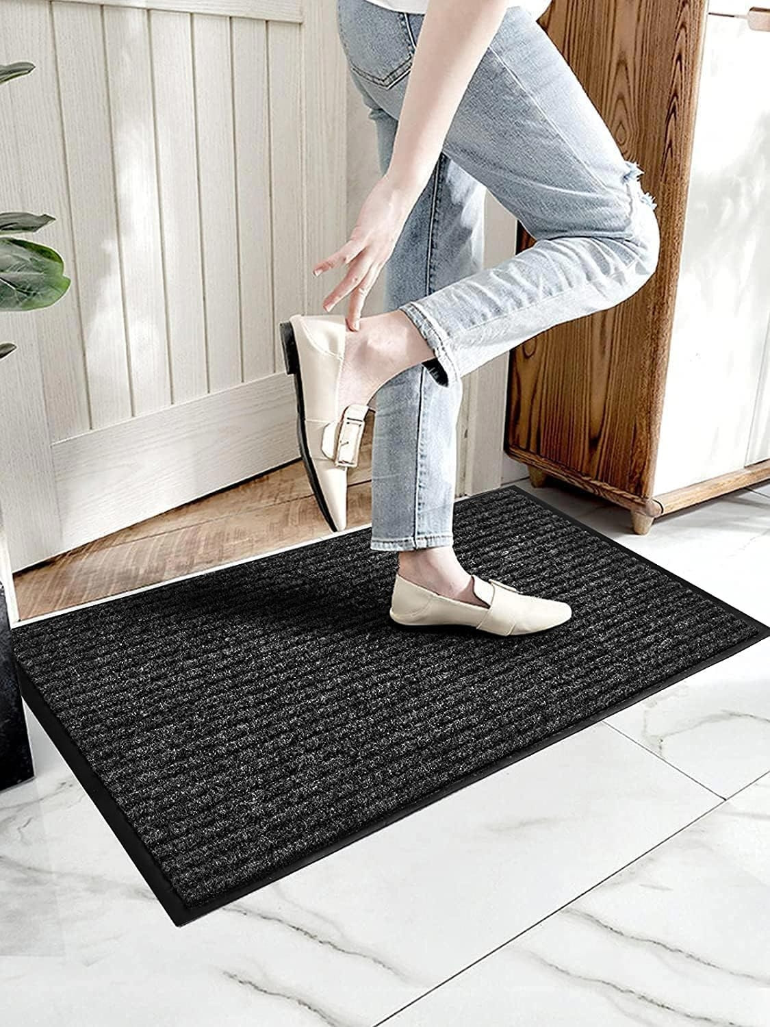 Sada rohožek SEILA černá 40x60 cm (2 ks)