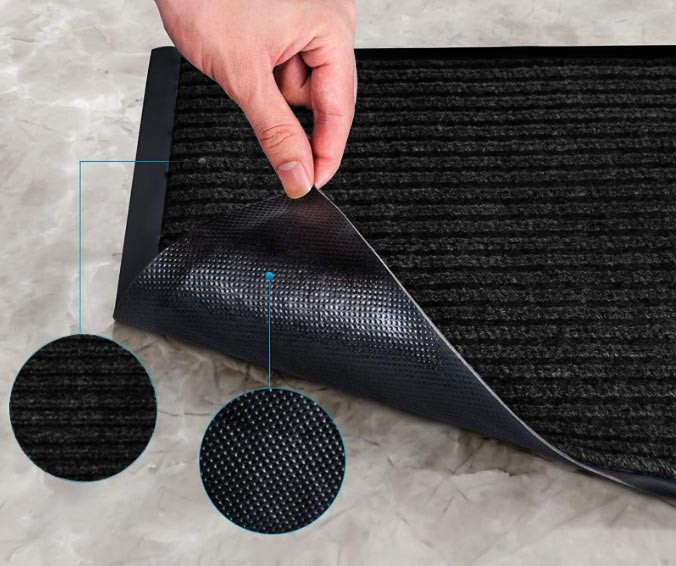 Sada rohožek SEILA černá 40x60 cm (2 ks)