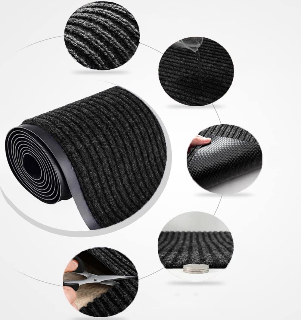 Sada rohožek SEILA černá 40x60 cm (2 ks)