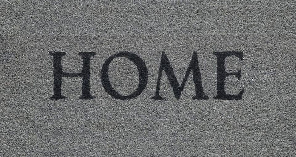 Rohožka HOME šedá