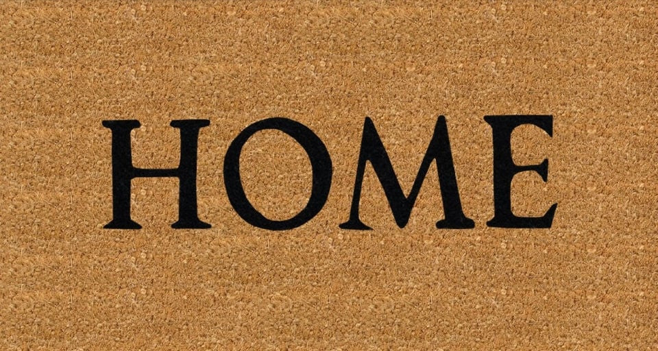 Rohožka HOME hnědá