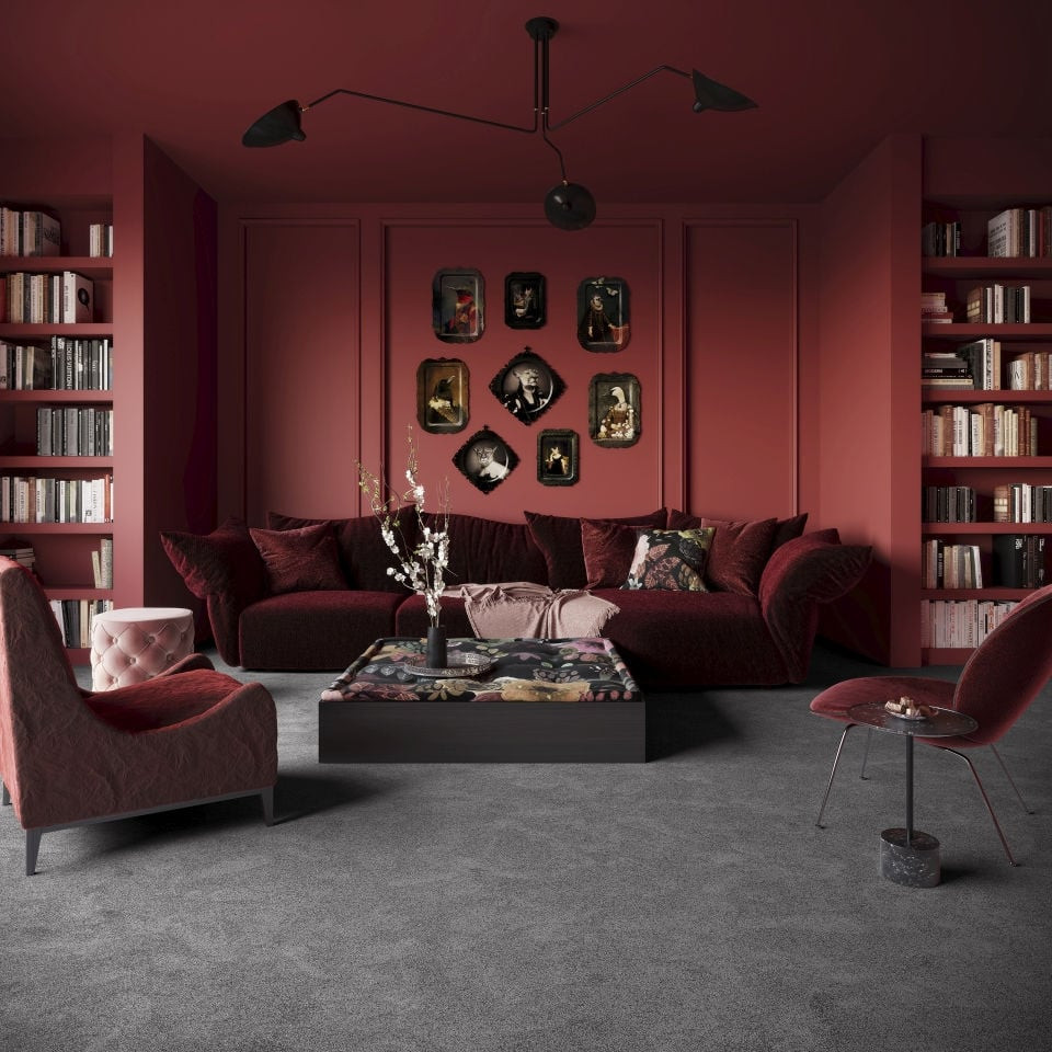 Metrážový koberec SCENERY šedý