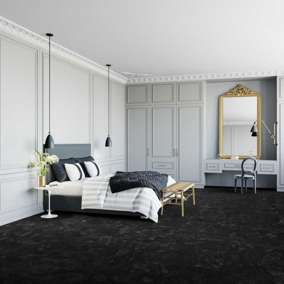 Metrážový koberec SEDUCTION antracitový