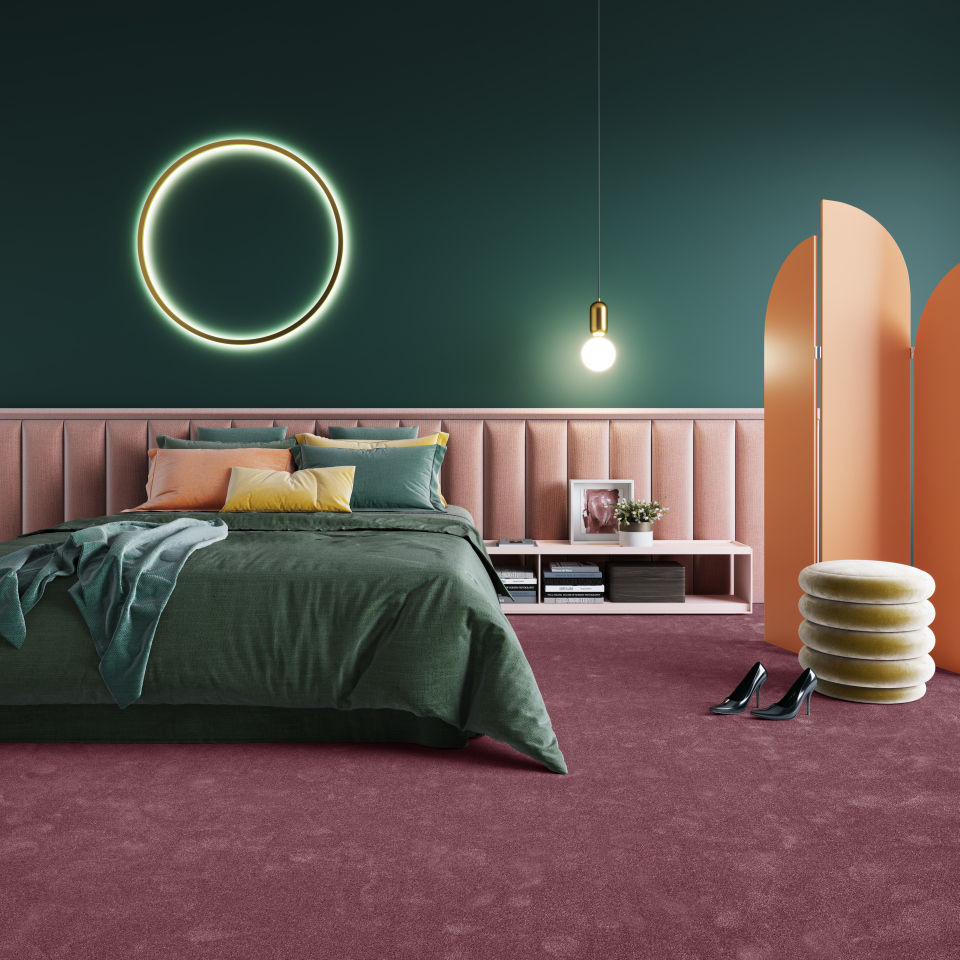 Metrážový koberec SEDUCTION růžový