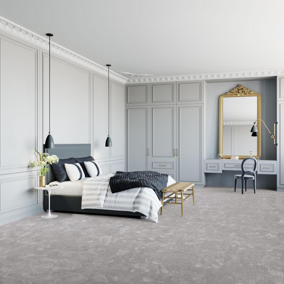 Metrážový koberec SEDUCTION šedý