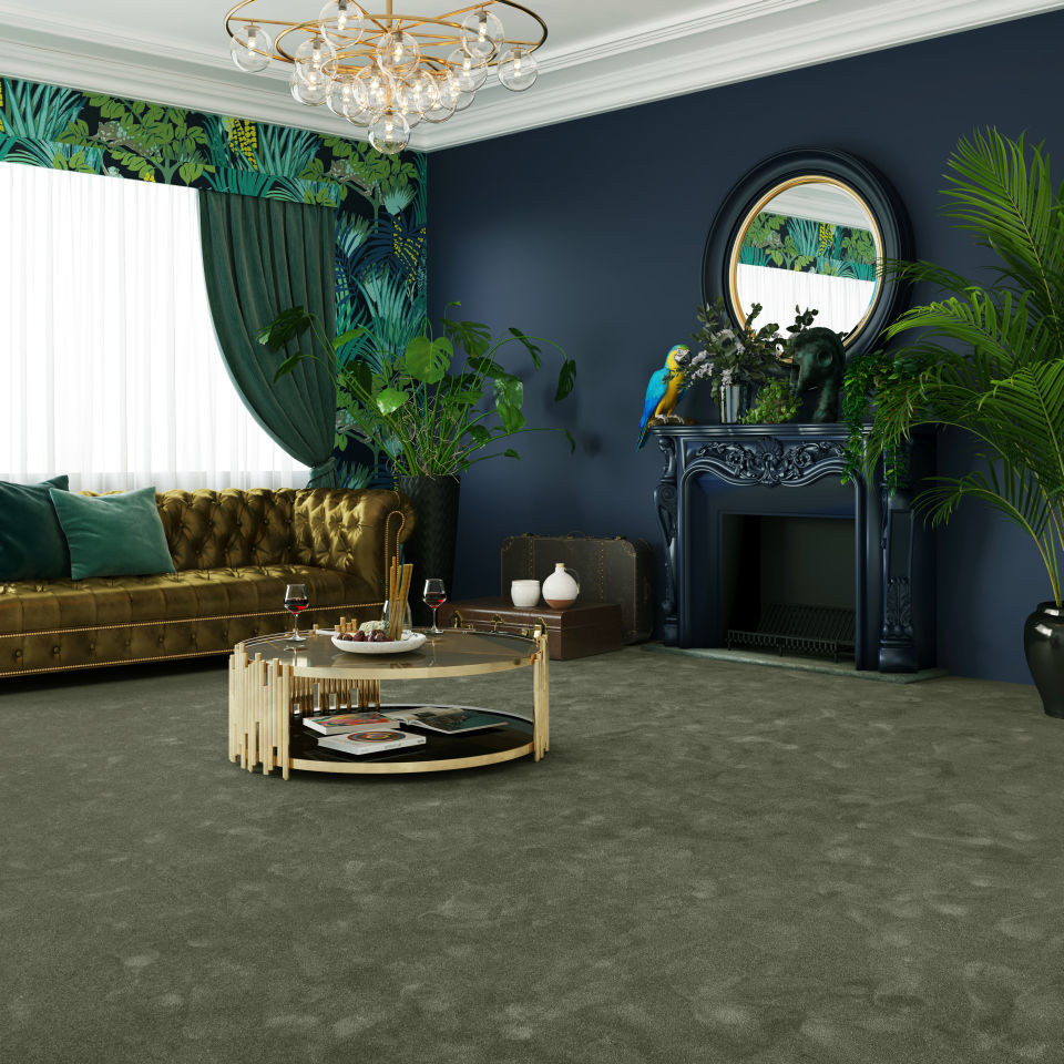 Metrážový koberec SEDUCTION zelený