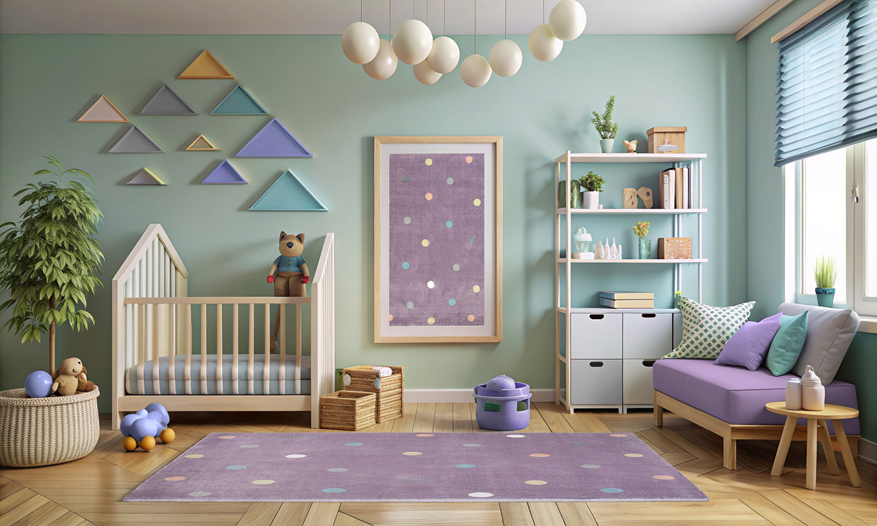 Metrážový koberec Lima C275A fialový / růžový